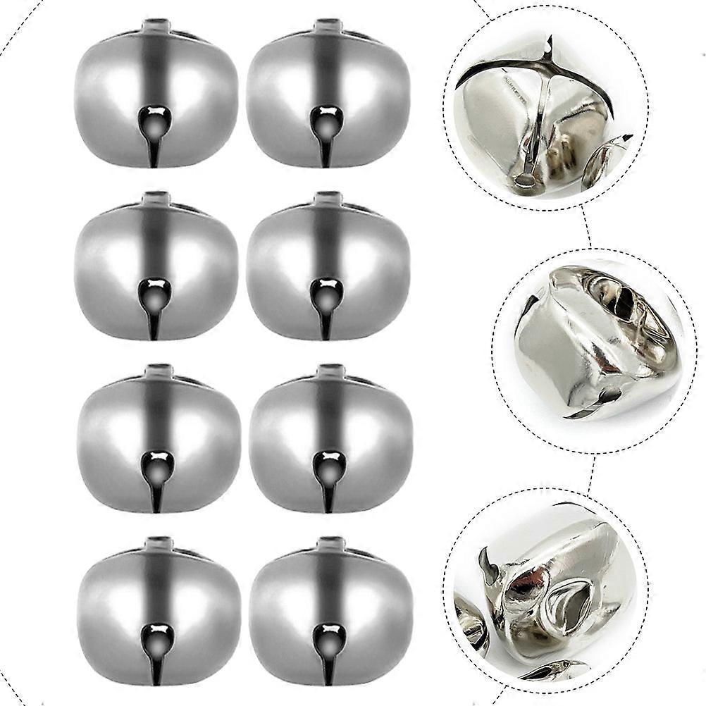 Ambachtsklokjes Ornament Multifunctioneel Diy Klokjes Kerstfeest Deelnemers Zilver 2,5cm x 2,5cm x 2,5cm IJzer 60 Stuks