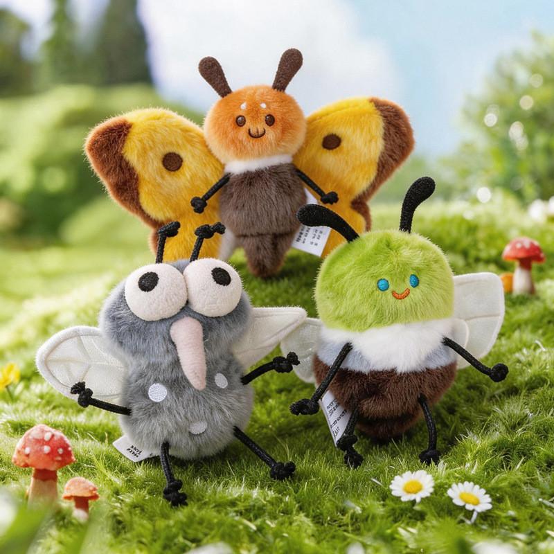 Peluche Insetto della Cina Meridionale con Morbido Cotone PP per Bambini e Collezionisti