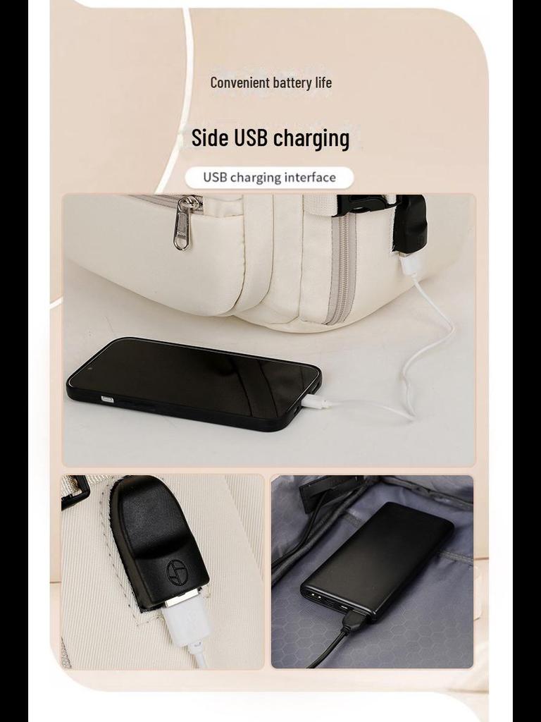 High-End Wasserdichter Rucksack: Modische Herren- & Damen-Reise-, Business-, Computer-, Schulter- und Schultasche