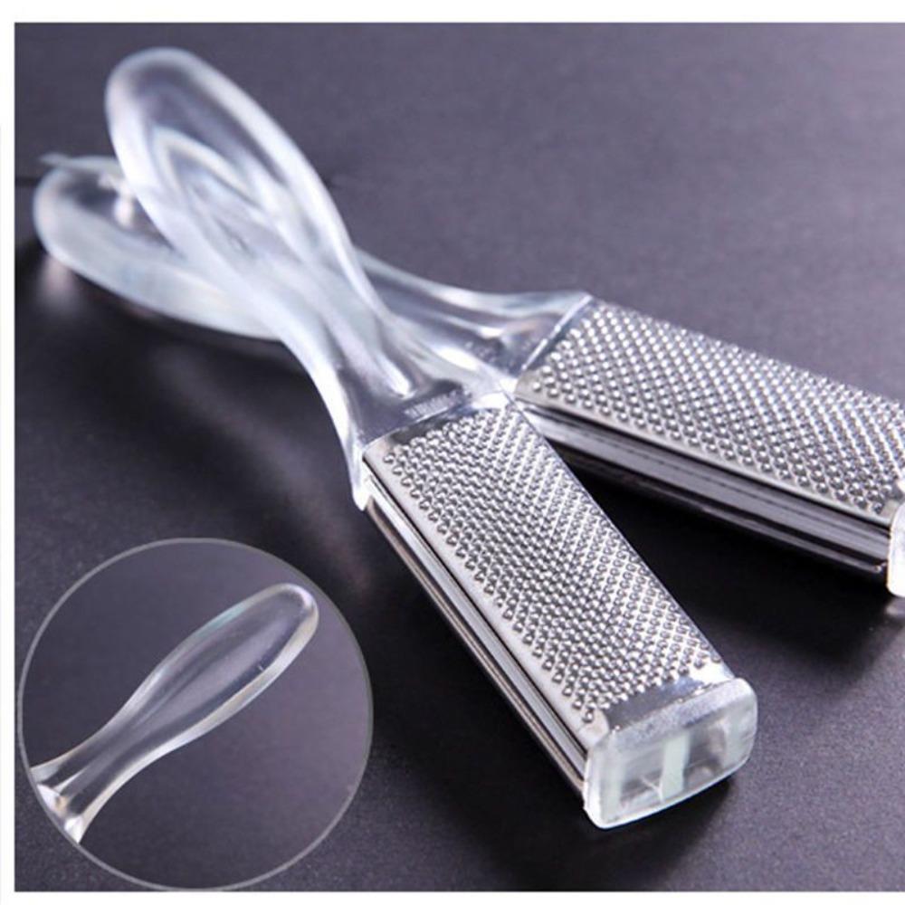 Silver Foot Rasp Stainless Steel Pedicure Tool New Foot Scrubber  for Feet