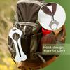 Bone Shaped Dog Poop Bag Holder with Carabiner Clip Hands-Free Pet Waste Bag Dispenser Portable Pet Waste Bag Holder