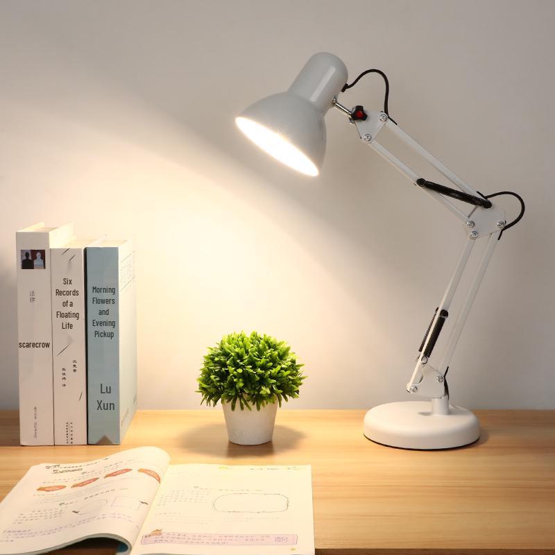 American Style Long Arm LED Desk Lamp - Eye Protection, Folding Reading & Drawing Light, Live Stream Beauty Fill Light