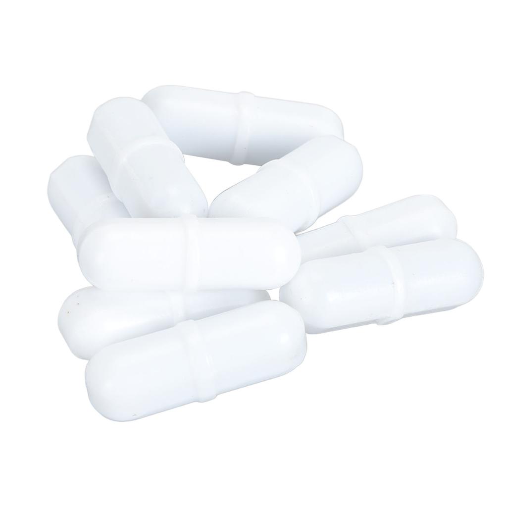 10 st Magnetiska omrörare 9x28mm Temperaturtålig PTFE Magnetisk omrörare Mixerstav för Lab