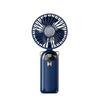 Ventilatore Portatile Pieghevole con Display Digitale 2025 - Silenzioso, Ricaricabile USB, per Uso su Scrivania, Portatile o da Collo