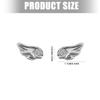 Delicate Wing Designs Earrings Hypoallergenically Alloy Materials Ear Studs Gift For Her Stylish Daily Wear