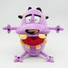 New Courage the Cowardly Dog Plush Toys Funny Purple Dog with Yellow Teeth Stuffed Doll Animal Plushie Room Decor Birthday Gift