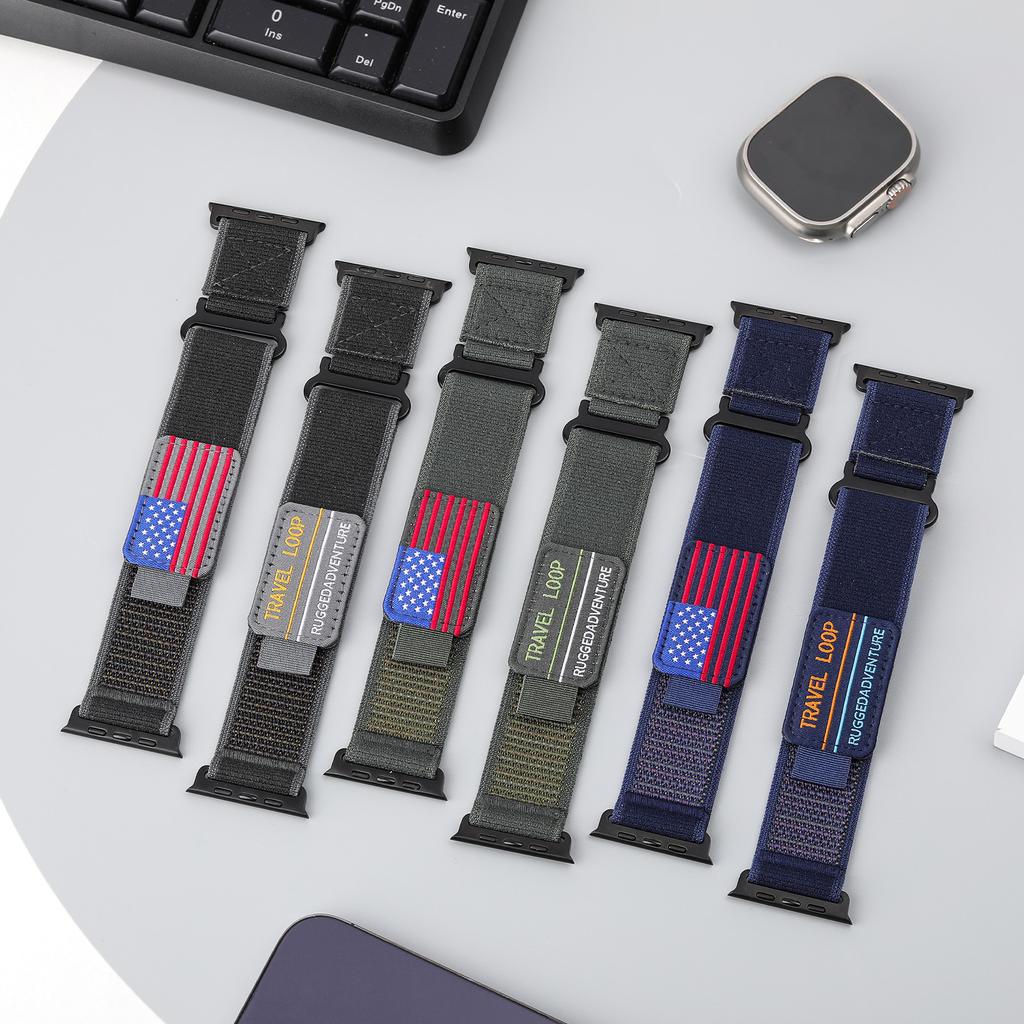 Trail loop Strap for Apple watch Bands 49mm 44mm 40mm 41mm 45mm 42mm 46mm correa bracelet iWatch series 7 se 8 9 10 11 Ultra2 3