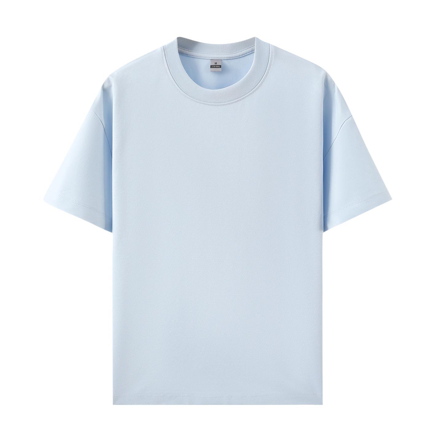 

2026 Unisex Loose-Fit Quick-Dry Ice-Cooling Breathable Short Sleeve - Solid Color 4XL (175-195 jin)