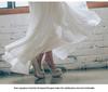 Plus Size Chiffon Light Wedding Dress with Short Sleeves - Perfect for Outdoor Weddings, Travel Photography, Banquets, and Evening Events with Veil