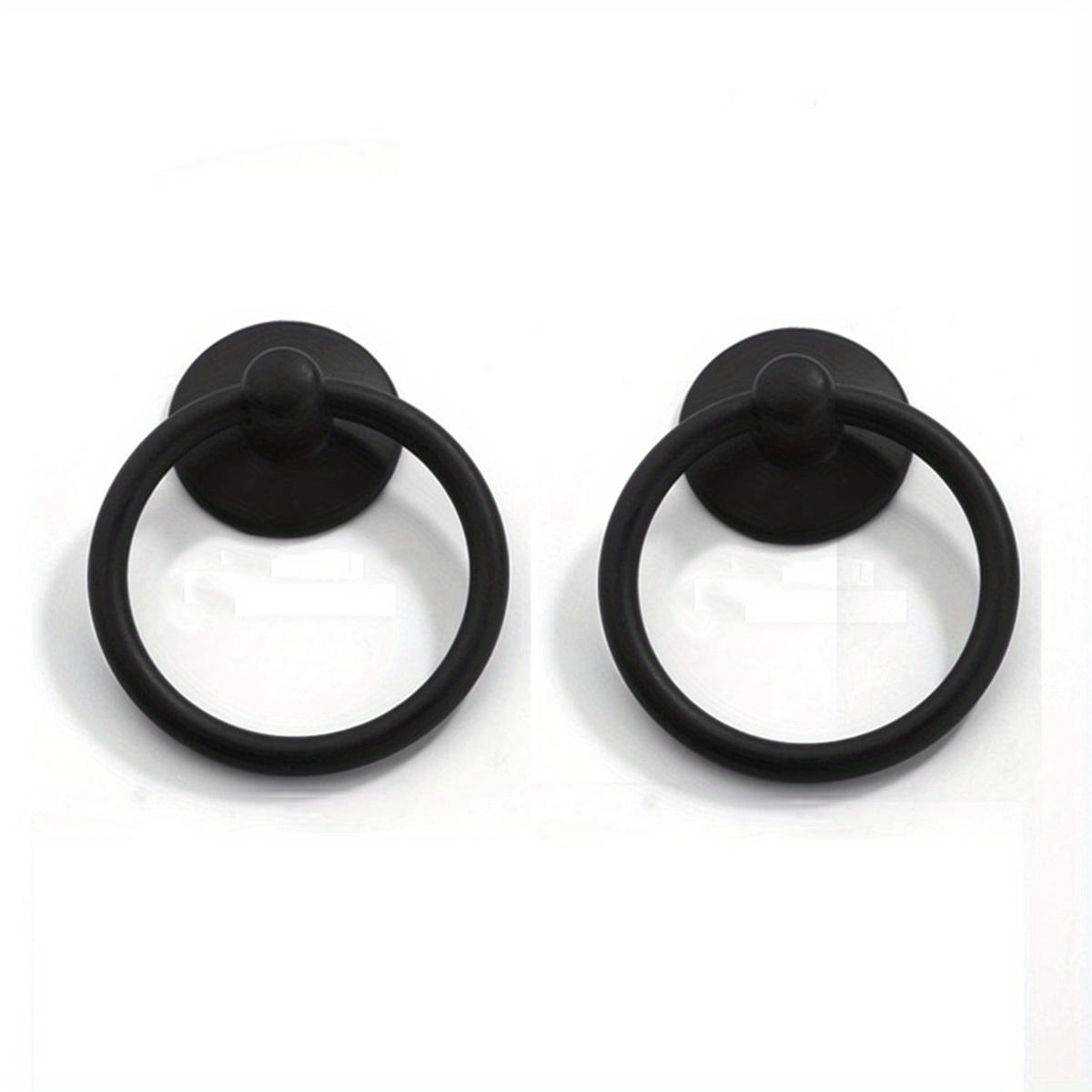 

2 шт. Круглые ручки для ящиков с одним отверстием, Ручки для шкафов, Ручки для гардероба, Винтажные ручки из сплава 2pcs чёрный