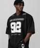 DRIX Rugby Oversized Mesh Jersey Half Sleeve_Black