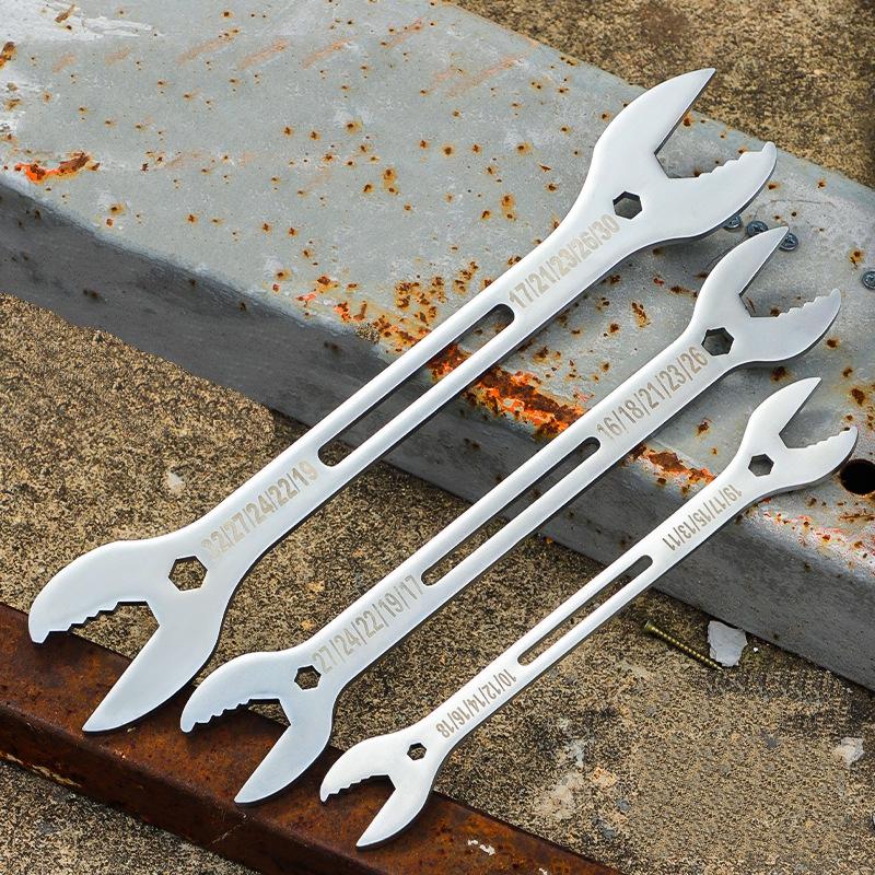 Xiaomi Universal Double Ended Wrench Self Tightening Wrench Tool Combination Spanner with Hexagonal Holes for Hand Tools Home Repair