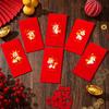 Roter Umschlag 2026 Tierkreis Pferd Muster Traditionelles Chinesisches Neujahr Rotes Päckchen Papier Segens Geldbeutel für Hochzeiten Geburtstage Festivalgeschenke