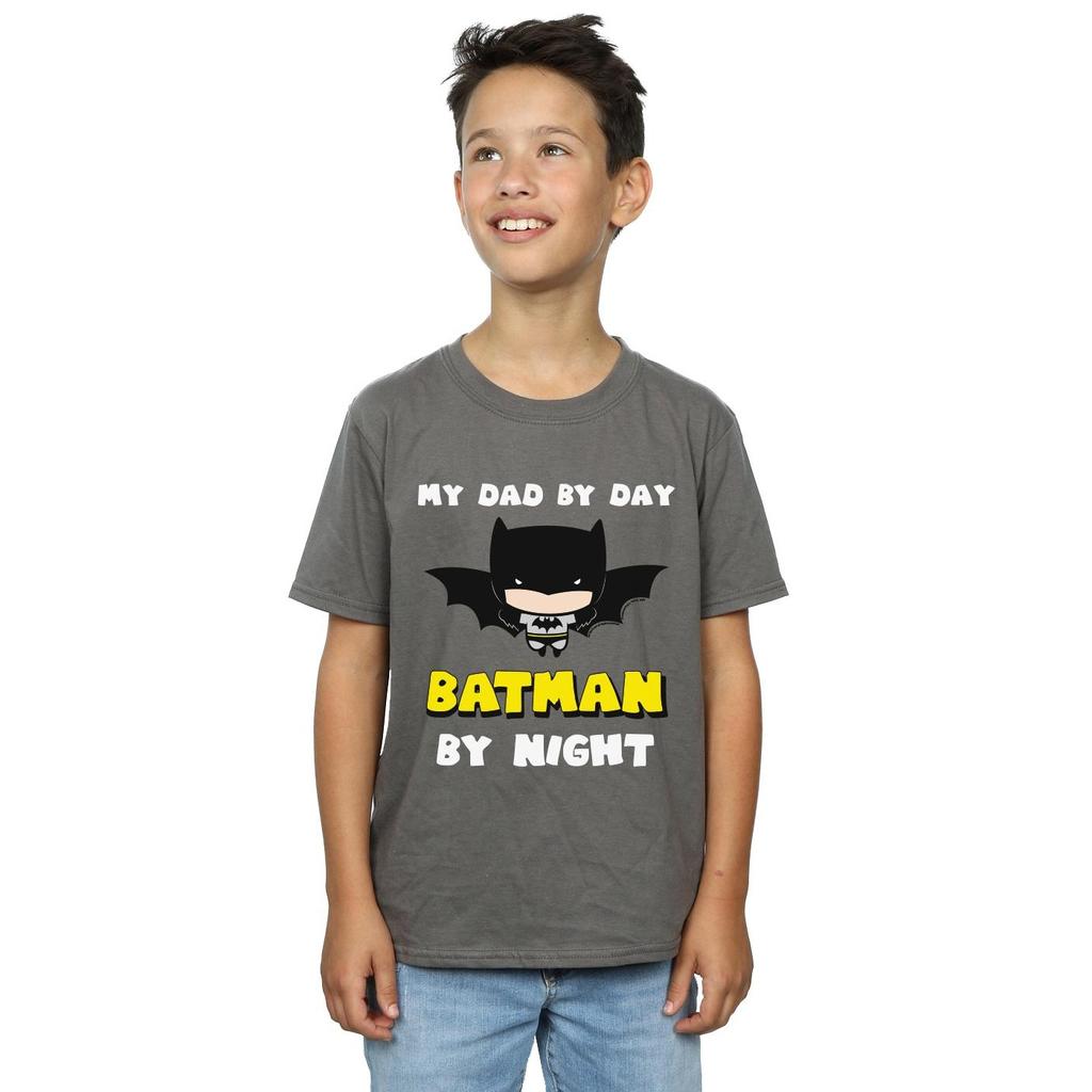 DC Comics Boys Batman Dad By Day T-Shirt