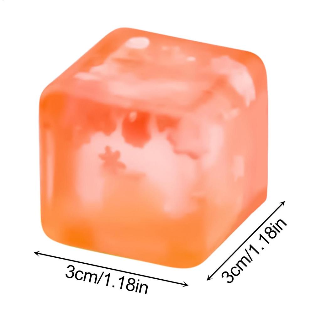 Fidget Stress Cube Squeeze Sensory Toys Stress Relief Relaxation Fidget Blocks for Kids Aldult Men Women Anxiety Relief (Random