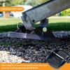4Pack Motorhome Leg Stabiliser Pads with Pins for Uneven Terrain Heavy Duty Enhanced Stability Secure Ground Placement