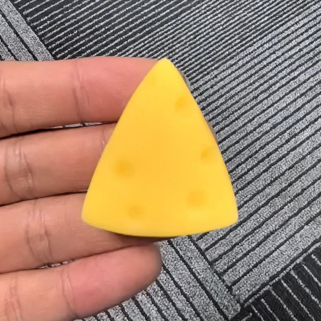Squeeze Toys Cheese Slow Rising Desk Accessories Funny Pocket Stress Balls Toys for Adults Kids Home Office Classroom Travel