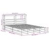 Solid Wood Bed without Mattress 140x200 cm Pine Wood