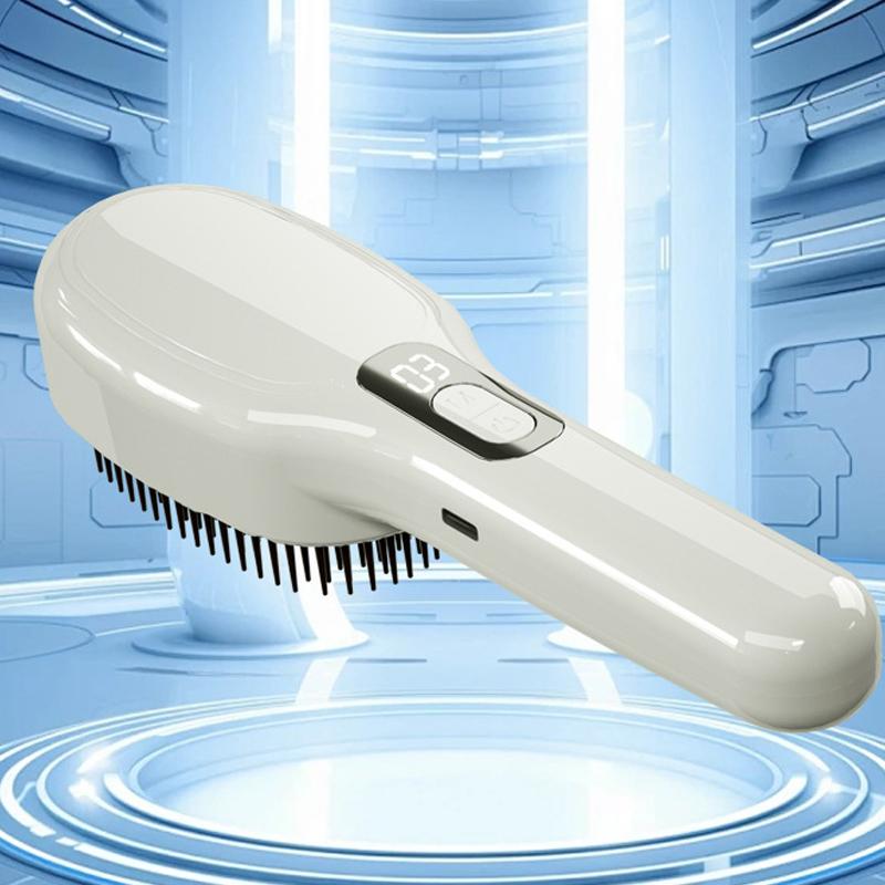 

Беспроводная расческа для роста волос, массажер для кожи головы, терапия красным светом, ролик с шариками для доставки лекарств, расческа для предотвращения выпадения волос, массажная расческа слоновая кость