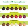Nisha Crème Hair Color Natural Brown Pack of 6 6.67G | Permanent Grey Coverage Silky Shiny Hair Dye