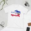 Unisexs Haiti Map Flag T Shirts Cotton Clothes Amazing Short Sleeve Round Neck Tees Plus Size TShirt