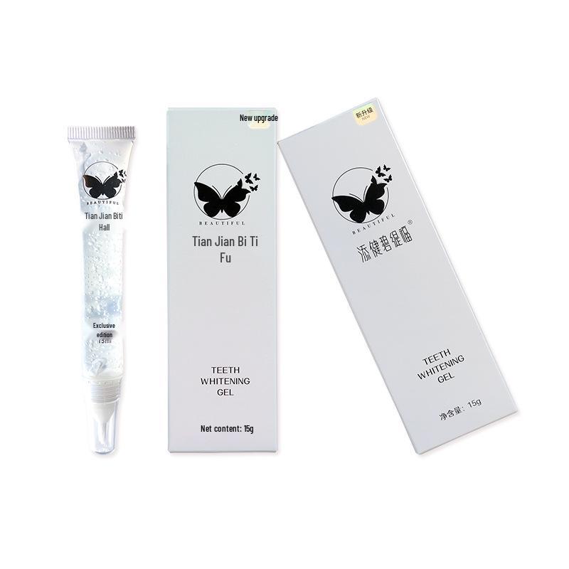 Tooth Whitening Gel with Brush Head for Oral Care