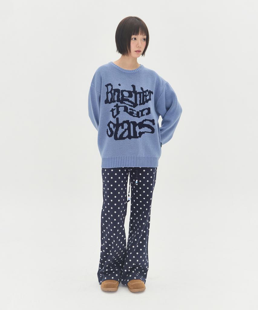 VIDEO JOCKEY Our Knit Sweater Shining Brighter Than The Stars [Blue]