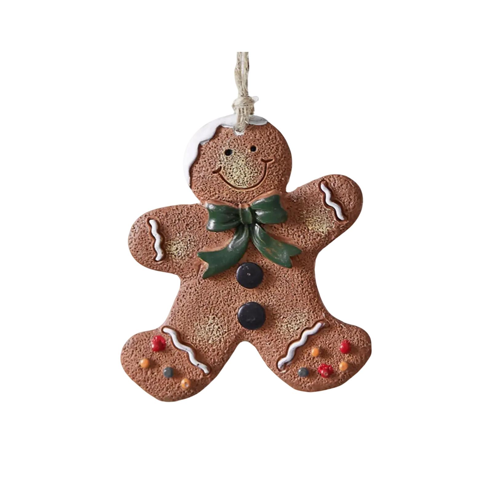 

3D Resin Ornaments Cute Xmas Hanging Ornaments With Strings Hanging Christmas Tree Figurines Pendant For Xmas Home Party Holiday Decorative One Size