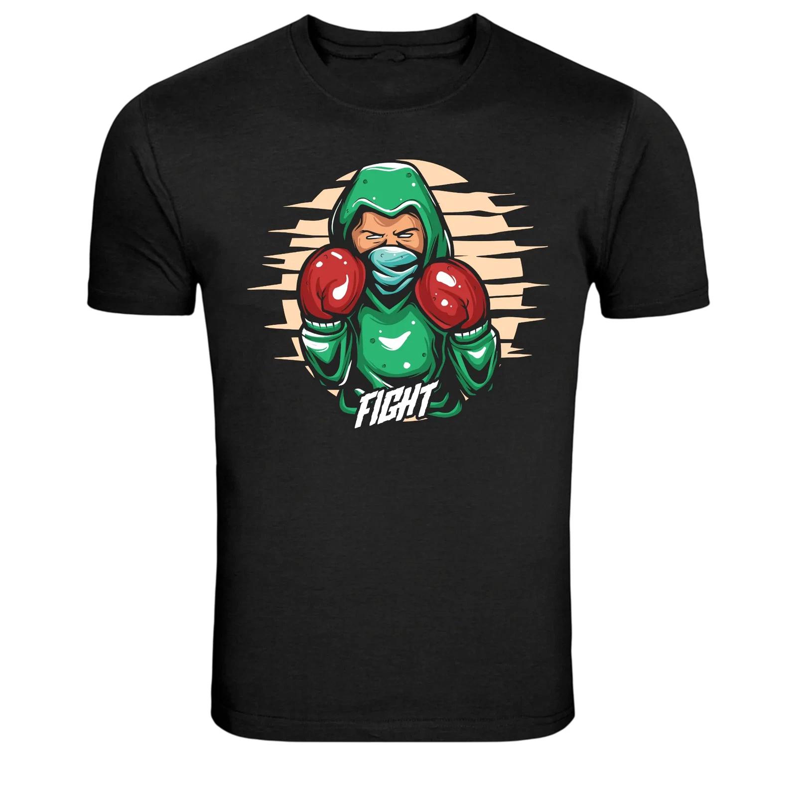Street Fighter Boxer Hooded Gloves Graphic T-Shirt M