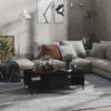 VidaXL Coffee Table Glossy Black 103.5x60x35 Cm Chipboard