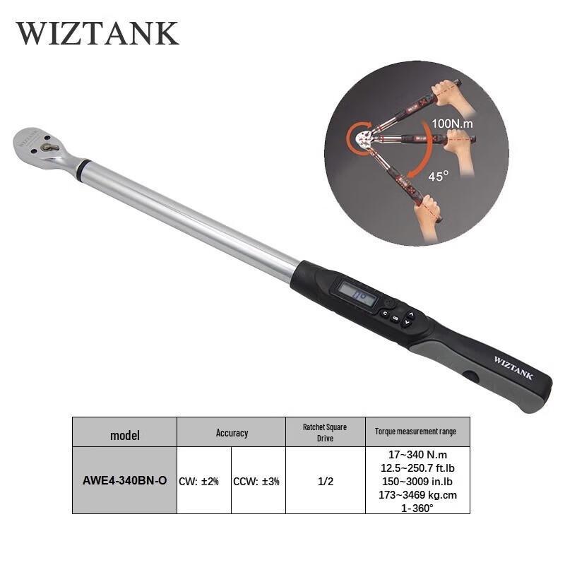 WIZTANK Digital Angle Torque Wrench