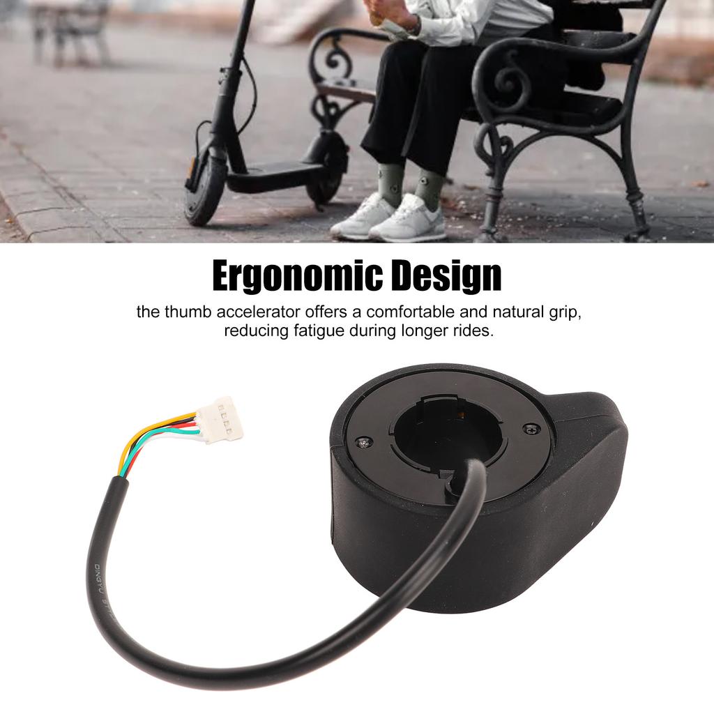 Electric Scooter Throttle Accelerator Quick Response Electric Scooter Thumb Throttle Finger Throttle Replacement for Kugoo S1 Plus