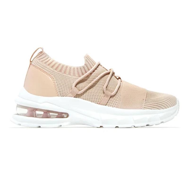 Women’s Lightweight Casual Running Sneakers Mesh Lace Breathable Sport Tennis Shoes Female Flat Walking Shoe Air Cushion Sneaker