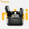 MAONO T1 Mini Wireless Lavalier Microphone Lapel Mini Mic Pro Sound for iPhone 16/15 Android Tablet and PC with AI Noise Cancellation Auto Clipping
