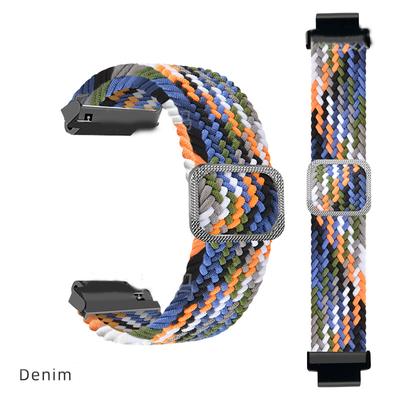 Klasické elastické pletené řemínky pro Garmin Forerunner 235 735xt 220 230 630 620 Approach S20 S5 S6 Watch Band Nylonové nastavitelné náramky