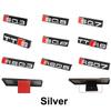 ABS Car Styling Front Grille Emblem Badge for hot SQ3 SQ5 SQ7 SQ8 RSQ3 RSQ5 RSQ7 TTS TTRS Black Logo Auto Retrofit Accessories