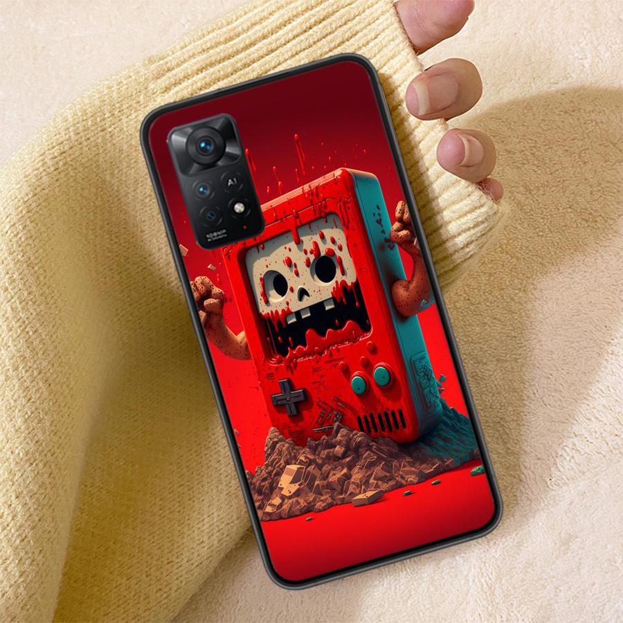Devils Addicted To Game Consoles Phone Case For Redmi Note 13 14 15 Pro Plus 12 13C 12C 15C 9 10 10C 9T 9C 9A TPU Soft Cover Cle