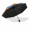 Toy Story Themed Automatic Opening and Closing Umbrella, Brightly Colored 8-rib Portable Umbrella, Suitable for Men and Women, A Perfect Gift for Chri