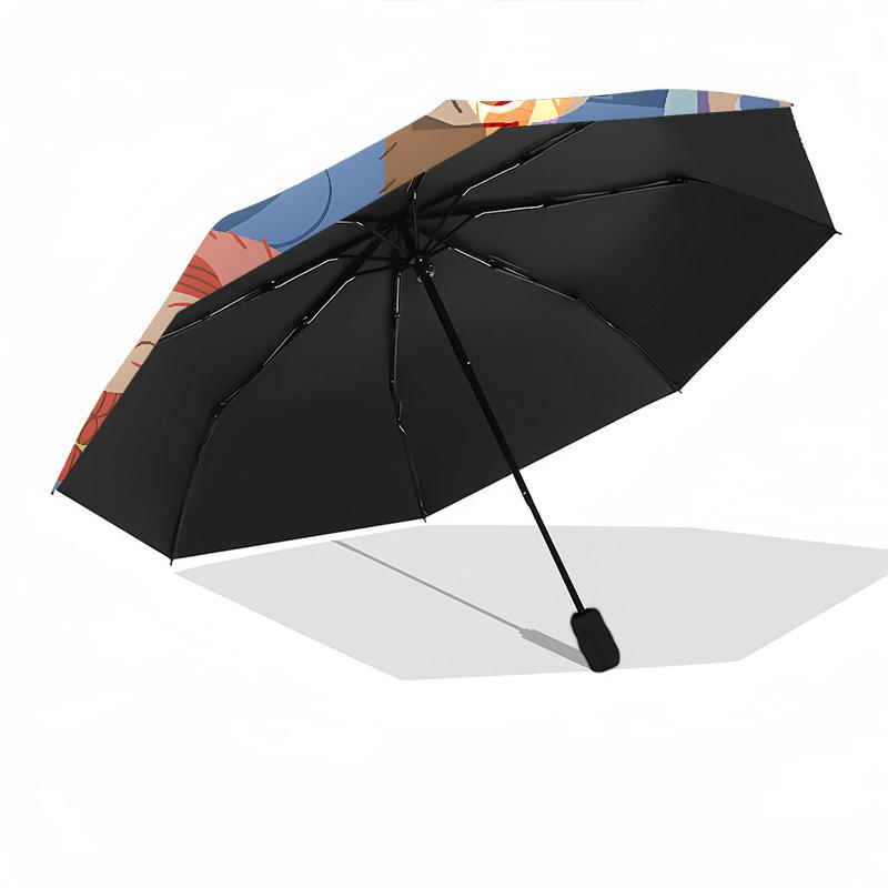 Toy Story Themed Automatic Opening and Closing Umbrella, Brightly Colored 8-rib Portable Umbrella, Suitable for Men and Women, A Perfect Gift for Chri
