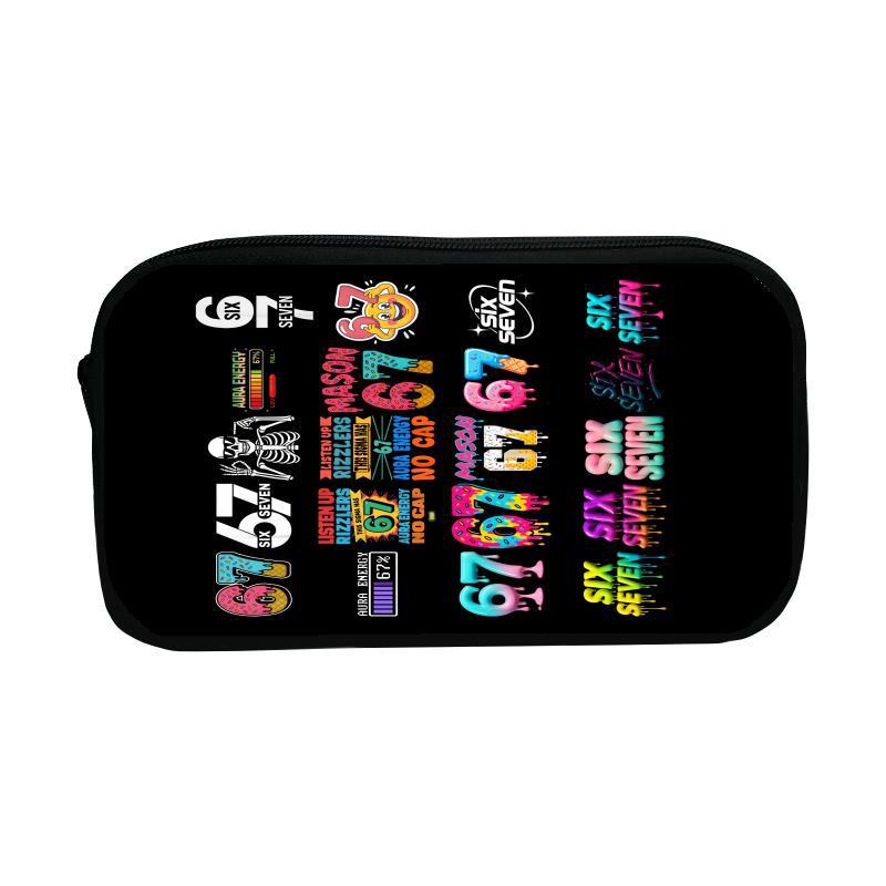 

Six Seven 67 Large Capacity Pencil Case for School Students - Unisex Stationery Organizer Pencil Case
