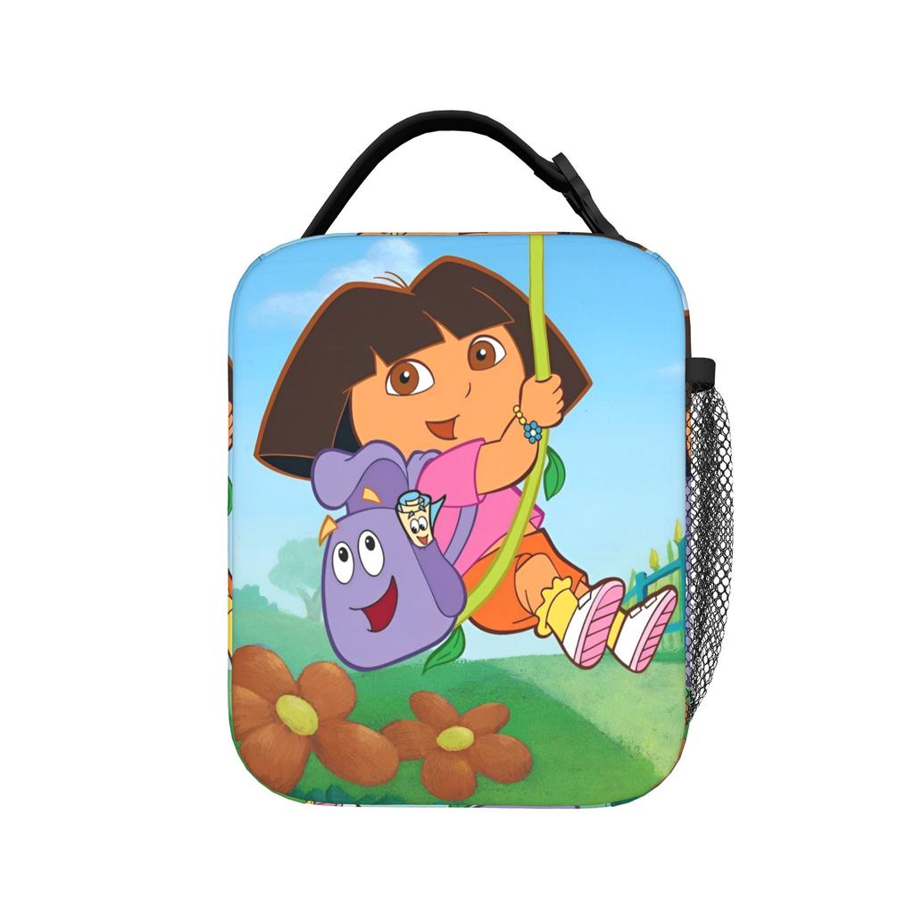 Kawaii D-Doras Cartoon Insulated Lunch Bags Thermal Bag Reusable Meal Container Leakproof Tote Lunch Box Food Bag Beach Outdoor