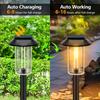 2 Pack Solar Lights Outdoor Waterproof Bright Solar Pathway Lights Auto On/Off LED Landscape Lighting for Yard Garden Walkway