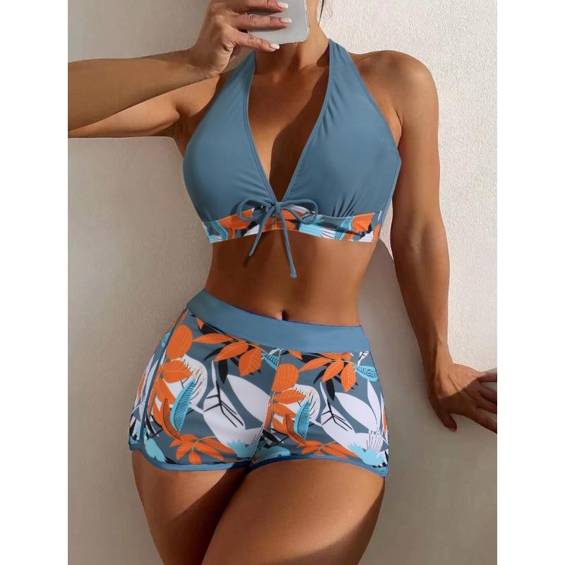 High Waist Swimsuit Women Summer Bathing Suit Bikini Set Plus Size Swimwear Women Beach Swimming Suit