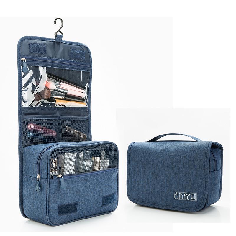 Bei Lian Portable Makeup and Skincare Travel Bag with Hook and Wet/Dry Separation
