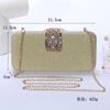 New Fashion Shiny European Women's Evening Bag Versatile Banquet Dinner Bag Luxury Party Diamond Handbag Dress Crossbody Bag