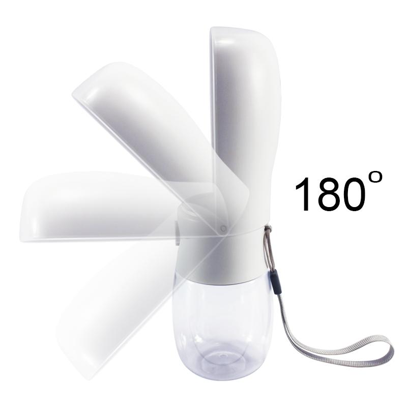 Originální design 300 ml přenosná láhev na vodu pro mazlíčky, psy, na procházky, krmítko pro psy, skládací láhev, dávkovač vody