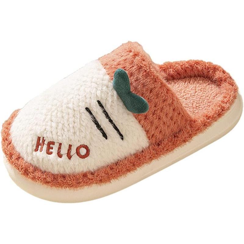 Room shoes, ladies, winter slippers, cute, home slippers, warm slippers, winter warm, fluffy, indoor shoes, indoor shoes, thermal insulation, cold