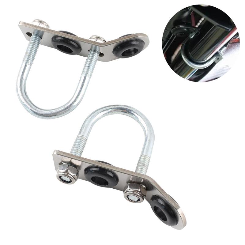 For Honda Acura Traction Bar Lower Radiator Brackets For Civic CRX Integra Stainless Steel