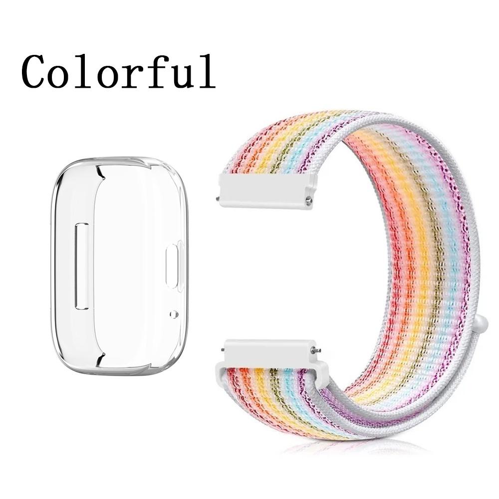 Nylon Strap+Case Replacement Bracelet Band For Redmi Watch 3 / For Redmi Watch 3 Active Watch Accessories