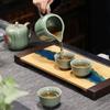 Auspicious Chinese Pottery Tea Set Gift Box